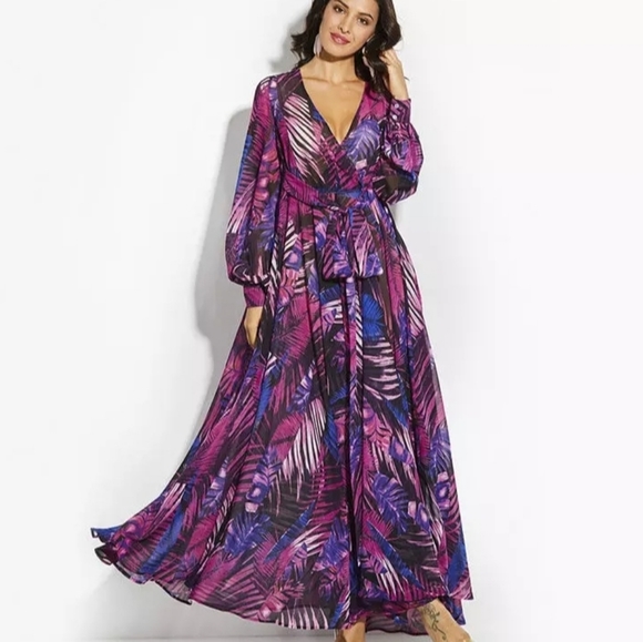 NEW Long floral maxi dress - Picture 3 of 4